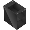Mexen Box-A szafka otwarta z półką 30 cm, czarna połysk - 91AX2-0300-470-0-70