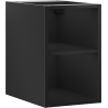 Mexen Box-A szafka otwarta z półką 30 cm, czarna mat - 91AX2-0300-470-0-71