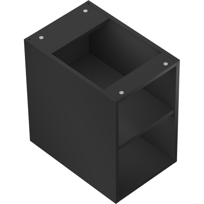Mexen Box-A szafka otwarta z półką 30 cm, czarna mat - 91AX2-0300-470-0-71