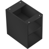 Mexen Box-A szafka otwarta z półką 30 cm, czarna mat - 91AX2-0300-470-0-71