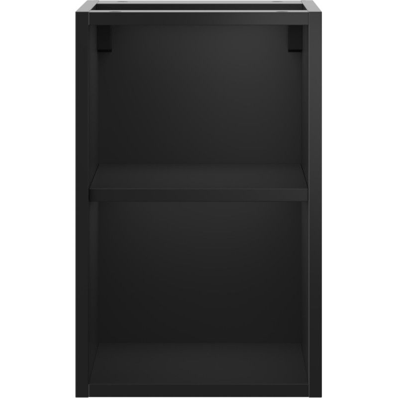 Mexen Box-A szafka otwarta z półką 30 cm, czarna mat - 91AX2-0300-470-0-71