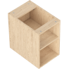 Mexen Box-A szafka otwarta z półką 30 cm, dąb - 91AX2-0300-470-0-81