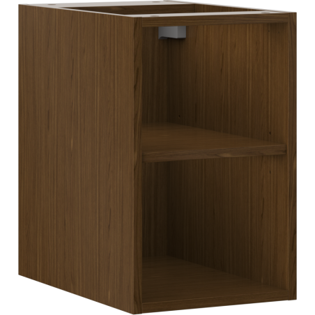 Mexen Box-A szafka otwarta z półką 30 cm, orzech - 91AX2-0300-470-0-86
