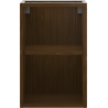 Mexen Box-A szafka otwarta z półką 30 cm, orzech - 91AX2-0300-470-0-86