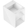 Mexen Box-A szafka otwarta z półką 35 cm, biała połysk - 91AX2-0350-470-0-00