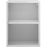 Mexen Box-A szafka otwarta z półką 35 cm, biała połysk - 91AX2-0350-470-0-00