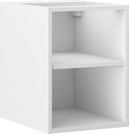 Mexen Box-A szafka otwarta z półką 35 cm, biała mat - 91AX2-0350-470-0-01