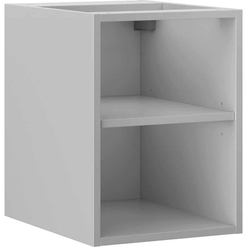 Mexen Box-A szafka otwarta z półką 35 cm, szara mat - 91AX2-0350-470-0-62