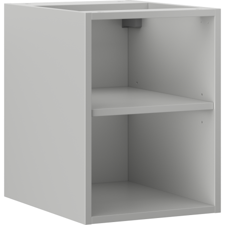 Mexen Box-A szafka otwarta z półką 35 cm, szara mat - 91AX2-0350-470-0-62
