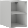 Mexen Box-A szafka otwarta z półką 35 cm, szara mat - 91AX2-0350-470-0-62