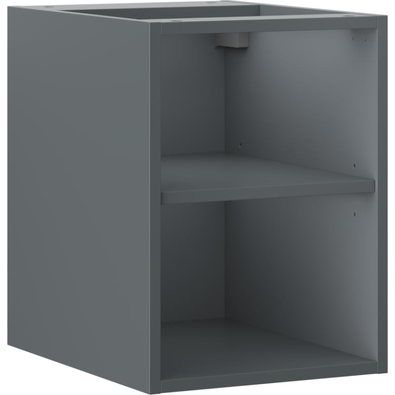Mexen Box-A szafka otwarta z półką 35 cm, grafit mat - 91AX2-0350-470-0-66