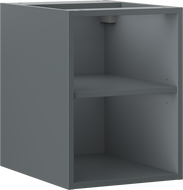 Mexen Box-A szafka otwarta z półką 35 cm, grafit mat - 91AX2-0350-470-0-66