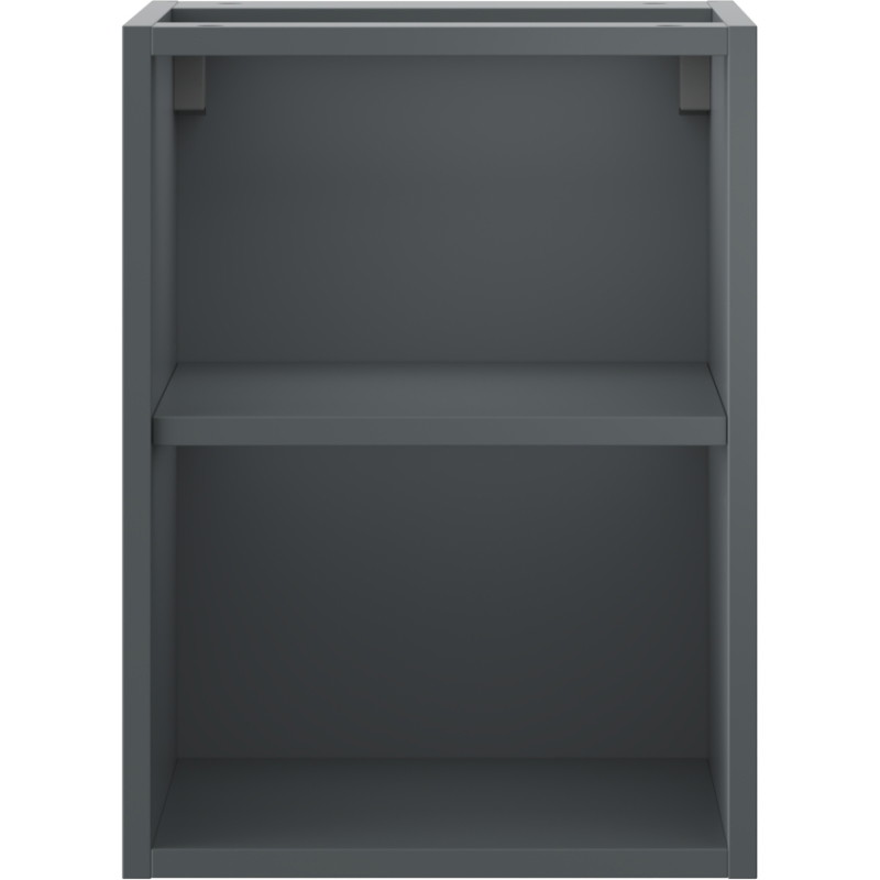 Mexen Box-A szafka otwarta z półką 35 cm, grafit mat - 91AX2-0350-470-0-66