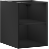 Mexen Box-A szafka otwarta z półką 35 cm, czarna mat - 91AX2-0350-470-0-71