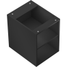 Mexen Box-A szafka otwarta z półką 35 cm, czarna mat - 91AX2-0350-470-0-71