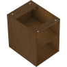 Mexen Box-A szafka otwarta z półką 35 cm, orzech - 91AX2-0350-470-0-86