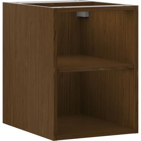 Mexen Box-A szafka otwarta z półką 35 cm, orzech - 91AX2-0350-470-0-86