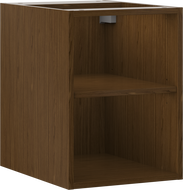Mexen Box-A szafka otwarta z półką 35 cm, orzech - 91AX2-0350-470-0-86