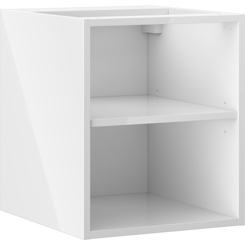 Mexen Box-A szafka otwarta z półką 40 cm, biała połysk - 91AX2-0400-470-0-00