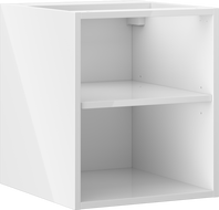 Mexen Box-A szafka otwarta z półką 40 cm, biała połysk - 91AX2-0400-470-0-00