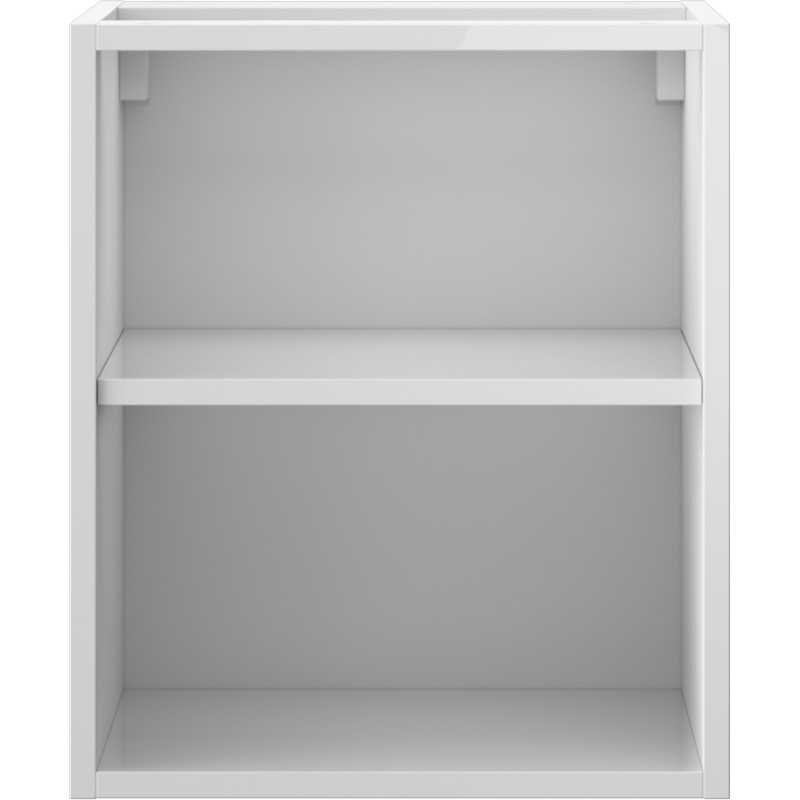 Mexen Box-A szafka otwarta z półką 40 cm, biała połysk - 91AX2-0400-470-0-00