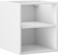 Mexen Box-A szafka otwarta z półką 40 cm, biała mat - 91AX2-0400-470-0-01