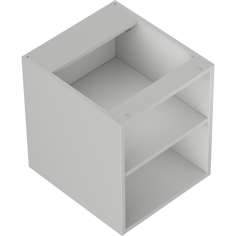 Mexen Box-A szafka otwarta z półką 40 cm, szara mat - 91AX2-0400-470-0-62