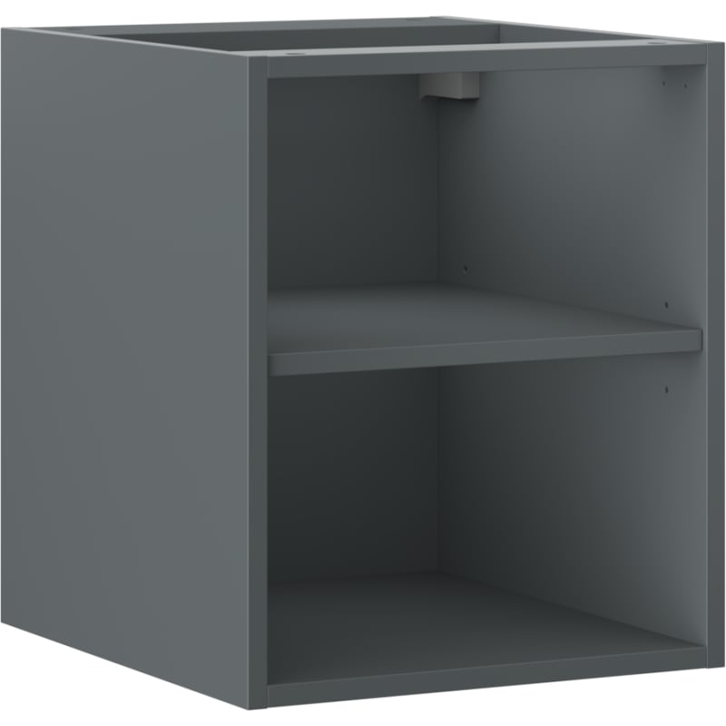 Mexen Box-A szafka otwarta z półką 40 cm, grafit mat - 91AX2-0400-470-0-66
