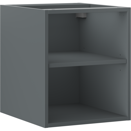 Mexen Box-A szafka otwarta z półką 40 cm, grafit mat - 91AX2-0400-470-0-66