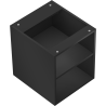 Mexen Box-A szafka otwarta z półką 40 cm, czarna mat - 91AX2-0400-470-0-71