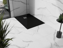 Mexen Stone+ brodzik kompozytowy prostokątny 140 x 90 cm, czarny - 44709014