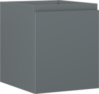 Mexen Orio szafka łazienkowa podumywalkowa 40 cm, 1 szuflada, grafit mat - 91A10-04047-1-BF66