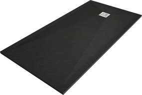 Mexen Stone+ brodzik kompozytowy prostokątny 160 x 90 cm, czarny - 44709016