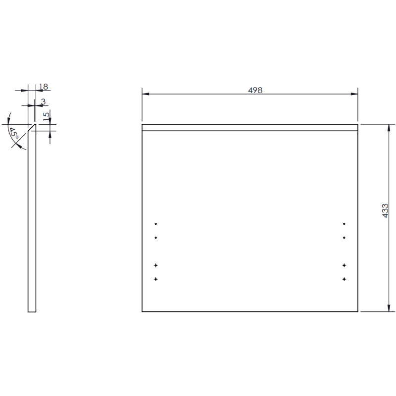 Mexen Orio szafka łazienkowa podumywalkowa 50 cm, 1 szuflada, czarna mat - 91A10-05047-1-BF71