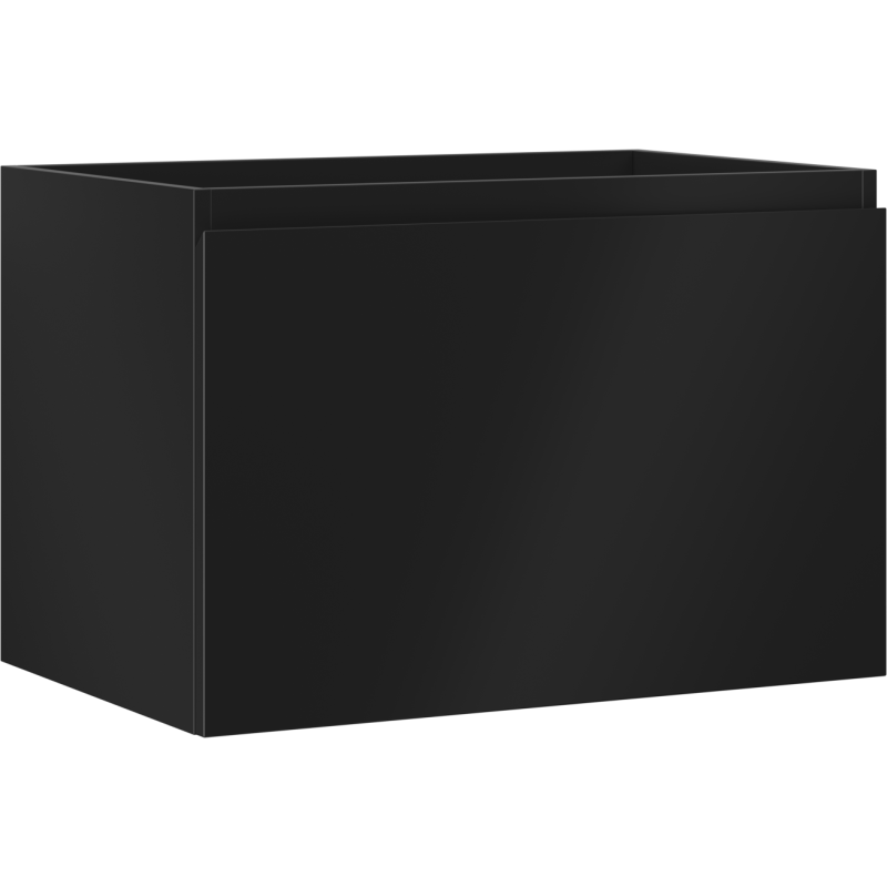 Mexen Orio szafka łazienkowa podumywalkowa 70 cm, 1 szuflada, czarna mat - 91A10-07047-1-BF71