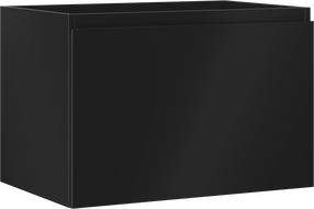 Mexen Orio szafka łazienkowa podumywalkowa 70 cm, 1 szuflada, czarna mat - 91A10-07047-1-BF71