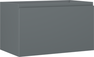 Mexen Orio szafka łazienkowa podumywalkowa 80 cm, 1 szuflada, grafit mat - 91A10-08047-1-BF66