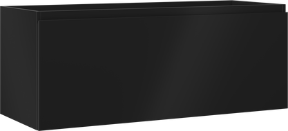 Mexen Orio szafka łazienkowa podumywalkowa 120 cm, 1 szuflada, czarna mat - 91A10-12047-1-BF71