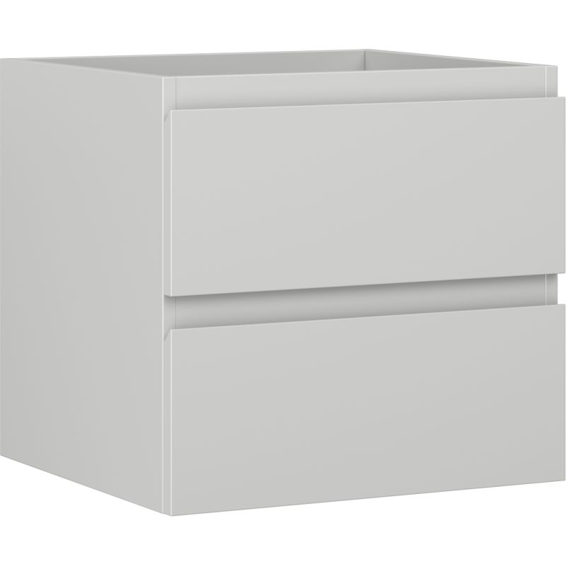 Mexen Orio szafka łazienkowa podumywalkowa 50 cm, 2 szuflady, szara mat - 91A10-05047-2-BFF62
