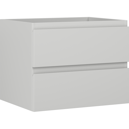 Mexen Orio szafka łazienkowa podumywalkowa 60 cm, 2 szuflady, szara mat - 91A10-06047-2-BFF62