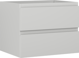 Mexen Orio szafka łazienkowa podumywalkowa 60 cm, 2 szuflady, szara mat - 91A10-06047-2-BFF62