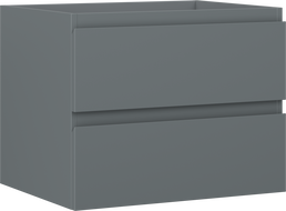 Mexen Orio szafka łazienkowa podumywalkowa 60 cm, 2 szuflady, grafit mat - 91A10-06047-2-BFF66