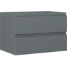 Mexen Orio szafka łazienkowa podumywalkowa 70 cm, 2 szuflady, grafit mat  - 91A10-07047-2-BFF66