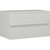Mexen Orio szafka łazienkowa podumywalkowa 80 cm, 2 szuflady, szara mat - 91A10-08047-2-BFF62
