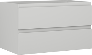 Mexen Orio szafka łazienkowa podumywalkowa 80 cm, 2 szuflady, szara mat - 91A10-08047-2-BFF62