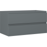 Mexen Orio szafka łazienkowa podumywalkowa 90 cm, 2 szuflady, grafit mat - 91A10-09047-2-BFF66