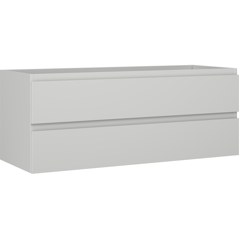 Mexen Orio szafka łazienkowa podumywalkowa 120 cm, 2 szuflady, szara mat - 91A10-12047-2-BFF62