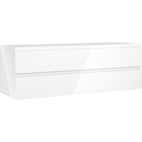 Mexen Orio szafka łazienkowa podumywalkowa 140 cm, 2 szuflady, biała połysk - 91A10-14047-2-BFF00