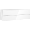 Mexen Orio szafka łazienkowa podumywalkowa 140 cm, 2 szuflady, biała połysk - 91A10-14047-2-BFF00