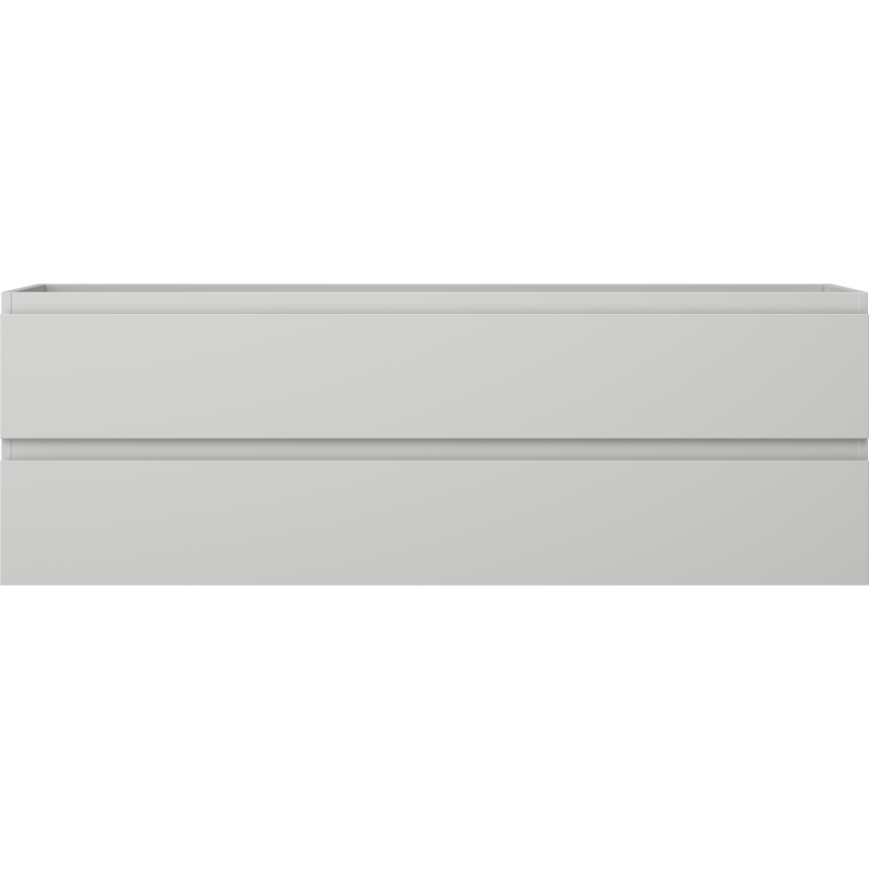 Mexen Orio szafka łazienkowa podumywalkowa 140 cm, 2 szuflady, szara mat - 91A10-14047-2-BFF62